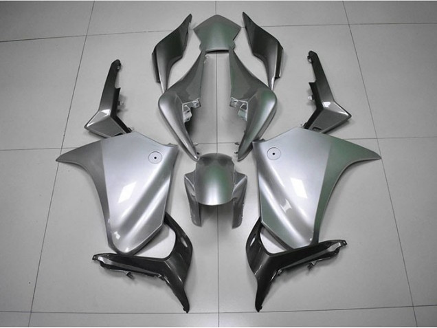 2010-2014 Silver Honda VFR1200 Motorcycle Fairings Australia