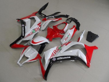 2011-2015 Red and White Rapid Kawasaki Ninja ZX10R Motorcycle Fairings Australia