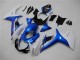 2011-2020 Blue White Suzuki GSXR 600/750 Plastics Fairing Kits Australia