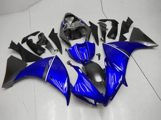 2012-2014 Black Blue Yamaha YZF R1 Motorcycle Fairings Australia