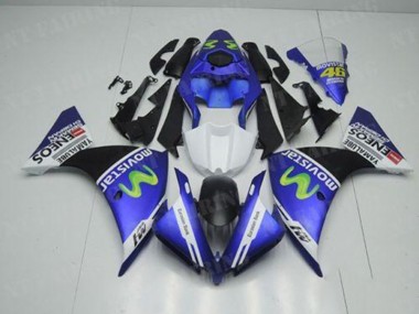 2012-2014 Blue White Black Yamaha YZF R1 Motorcycle Fairings Australia