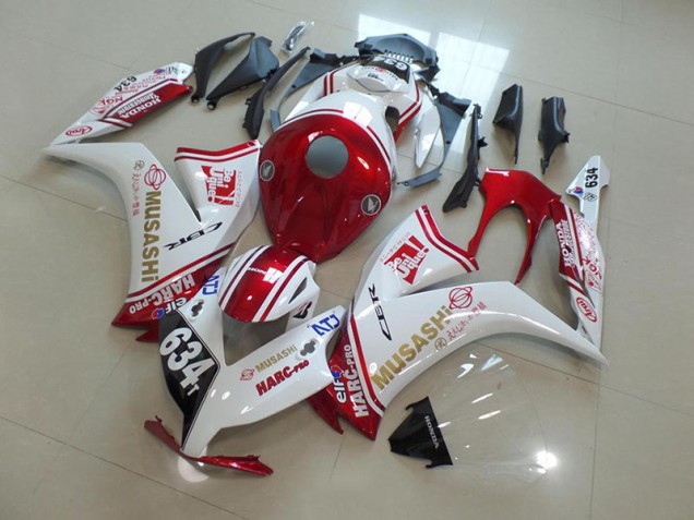 2012-2016 Red Musashi Honda CBR1000RR Motorcycle Fairings Australia