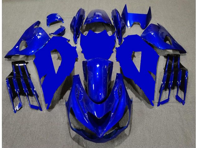 2012-2019 Blue Black Kawasaki Ninja ZX14R Motorcycle Fairings Australia