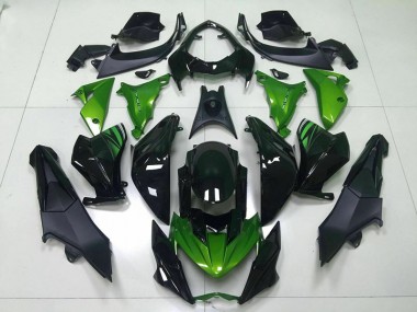 2013-2016 Green Black Kawasaki Ninja Z800 Motorcycle Fairings Australia