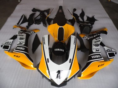 2015-2019 Yellow White Black Yamaha YZF R1 Motorcycle Fairings Australia